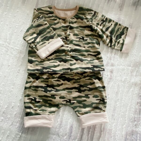 babyset für jungs military look