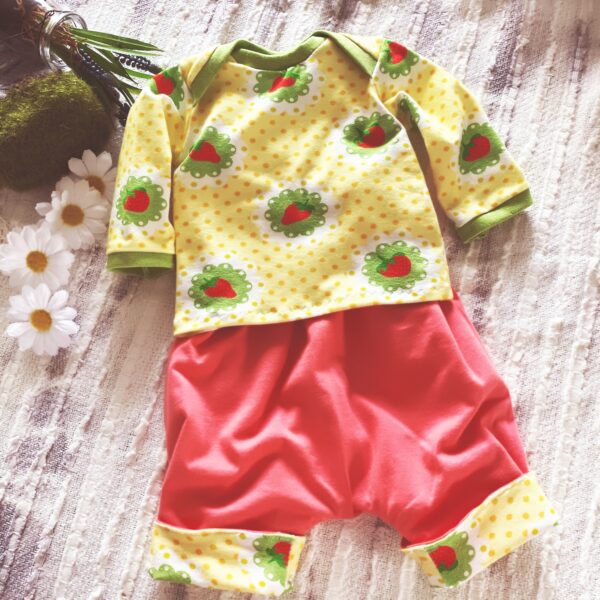 Babyset für Mädchen - Pumphose und Shirt
