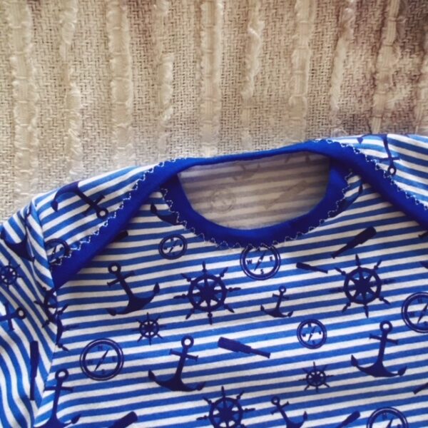 Babyset - Kreuzshirt Anker - Details