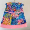 Mädächenkleid aus buntem Jersey - A-Linie